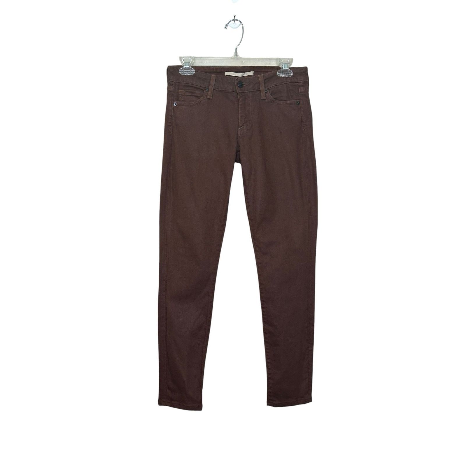 Vince Vince. Lola Stonepipe coated brown skinny jeans size 27 Size 27" / US 4 / IT 40 - 8 Thumbnail