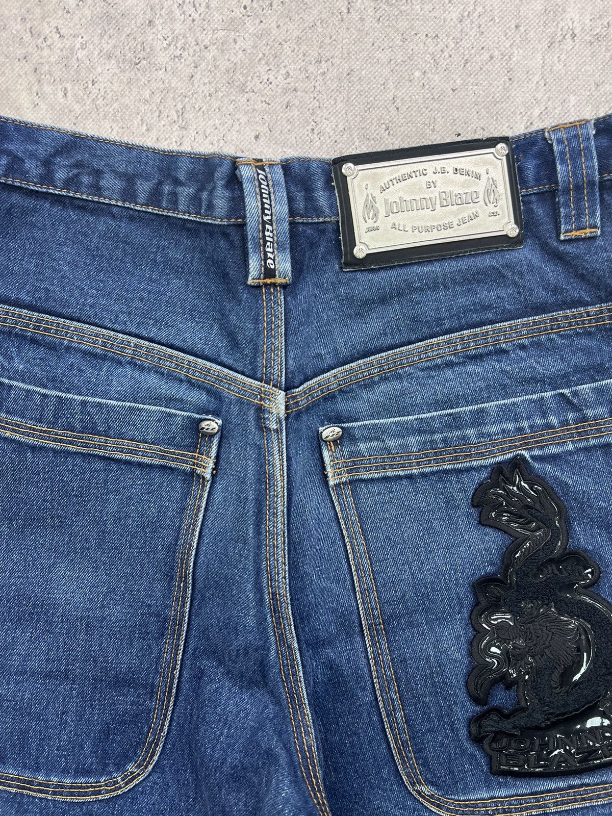 Rap Tees × Vintage 90's Johnny Blaze Method Man Cropped Baggy Jnco style Pants Size US 32 / EU 48 - 12 Thumbnail