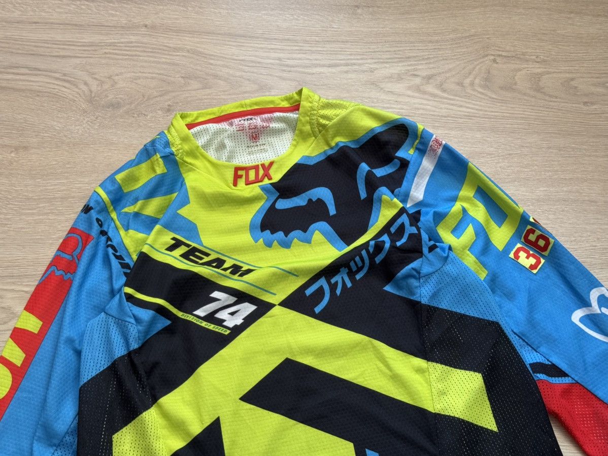 Japanese Brand FOX y2k Racing Team 74 Japanese Long Sleeve Size US M / EU 48-50 / 2 - 2 Thumbnail