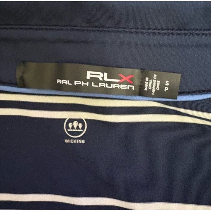Polo Ralph Lauren Polo by Ralph Lauren RLX Men's Navy and White Striped Polo S Size US S / EU 44-46 / 1 - 3 Thumbnail