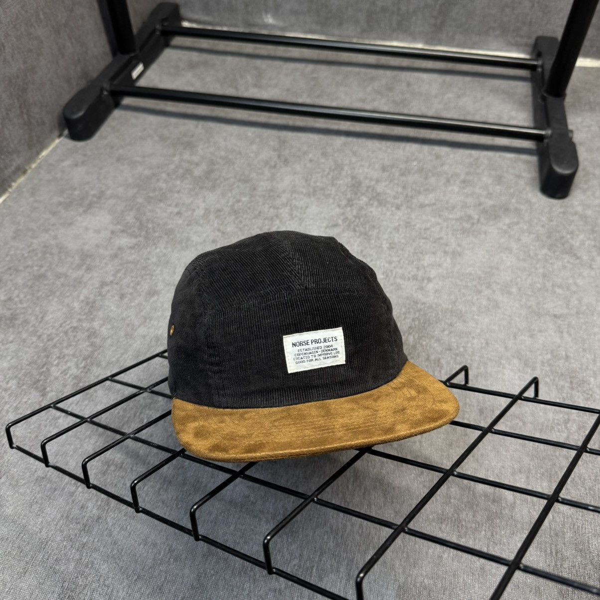 Norse Projects Norse Project Corduroy suede panel baseball cap hat Size ONE SIZE - 1 Thumbnail