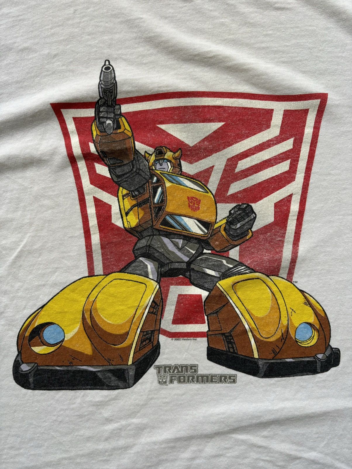 Transformers × Vintage 2002 Transformers Tee Vintage Paper Thin Ringer Bumblebee Size US L / EU 52-54 / 3 - 3 Thumbnail