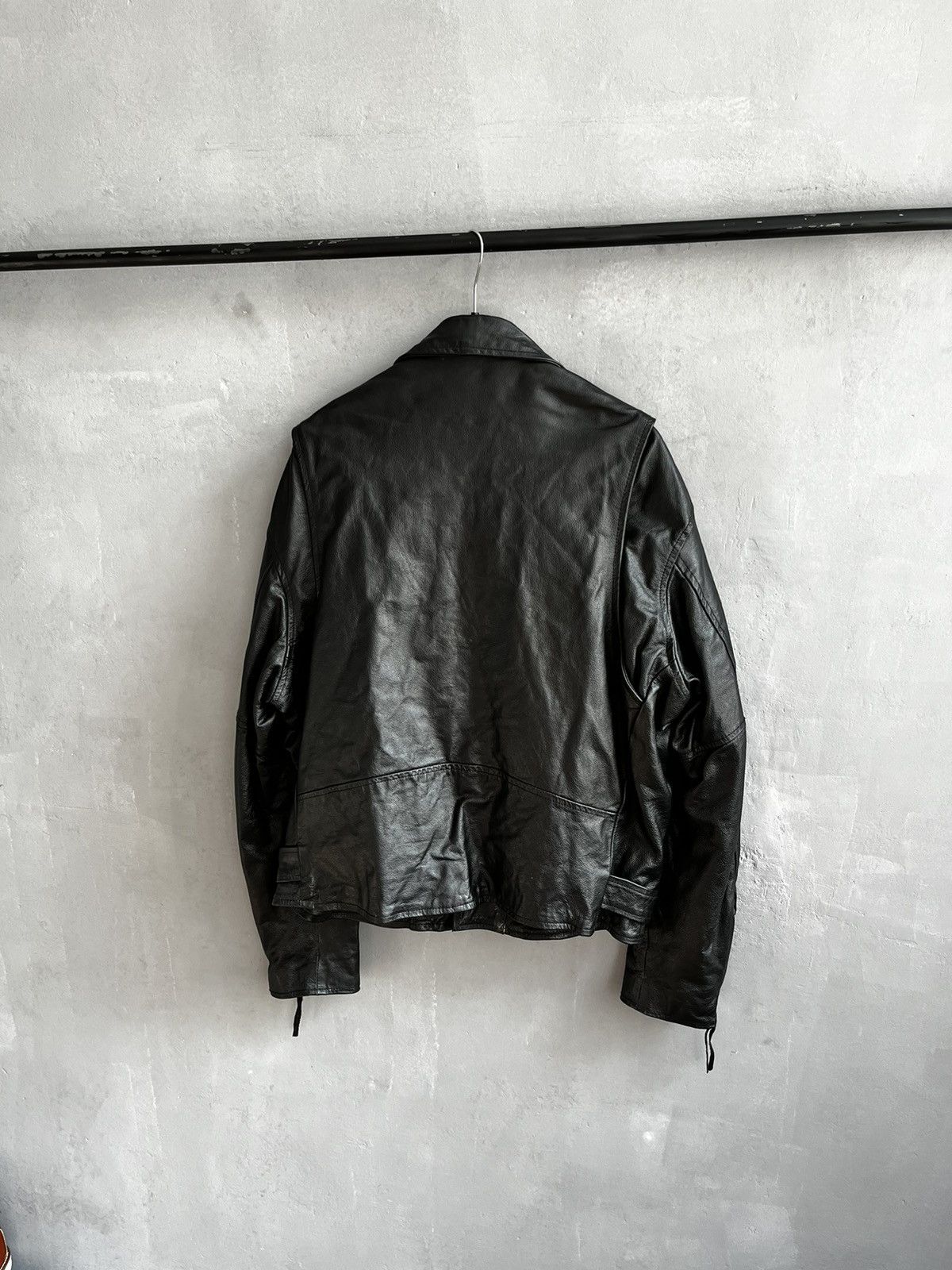 Vintage Vintage 80s Distressed Punk Motorcycle Leather Biker Jacket Size US XL / EU 56 / 4 - 14 Thumbnail