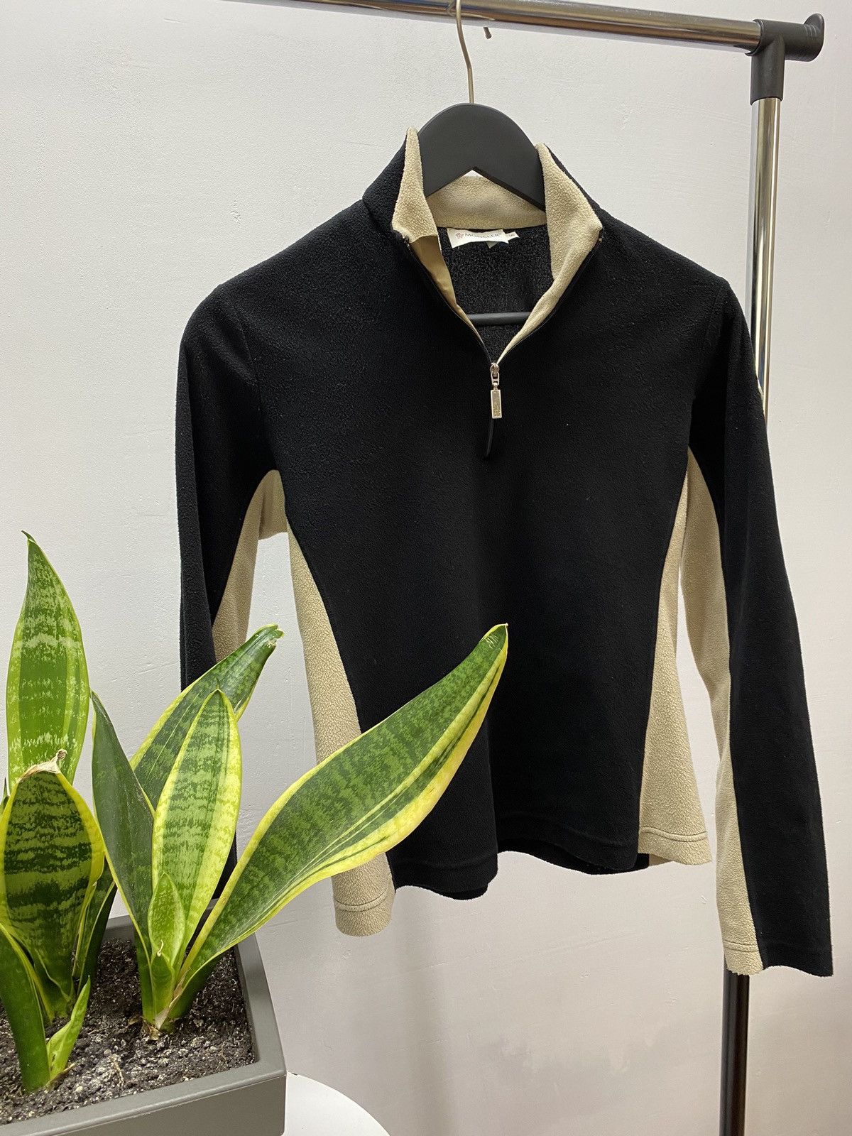 Moncler Moncler Women’s Black Ski Micro Fleece 1/4 Zip Pullover Size S / US 4 / IT 40 - 3 Thumbnail