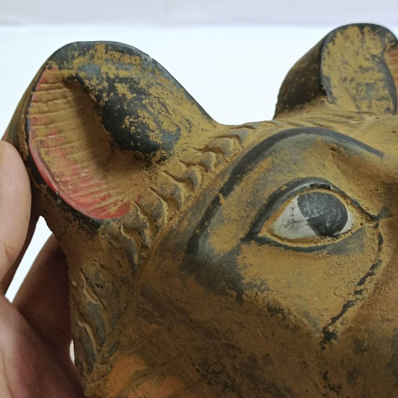 Handmade Handmade Bastet cat statue rare Egyptian pharaonic style art Size ONE SIZE - 7 Thumbnail