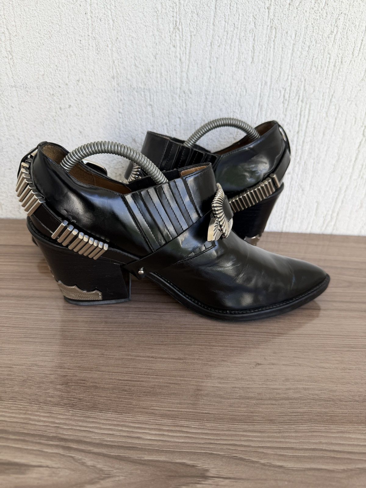 Toga Pulla Studded Western harness boots Size US 11 / IT 41 - 12 Thumbnail