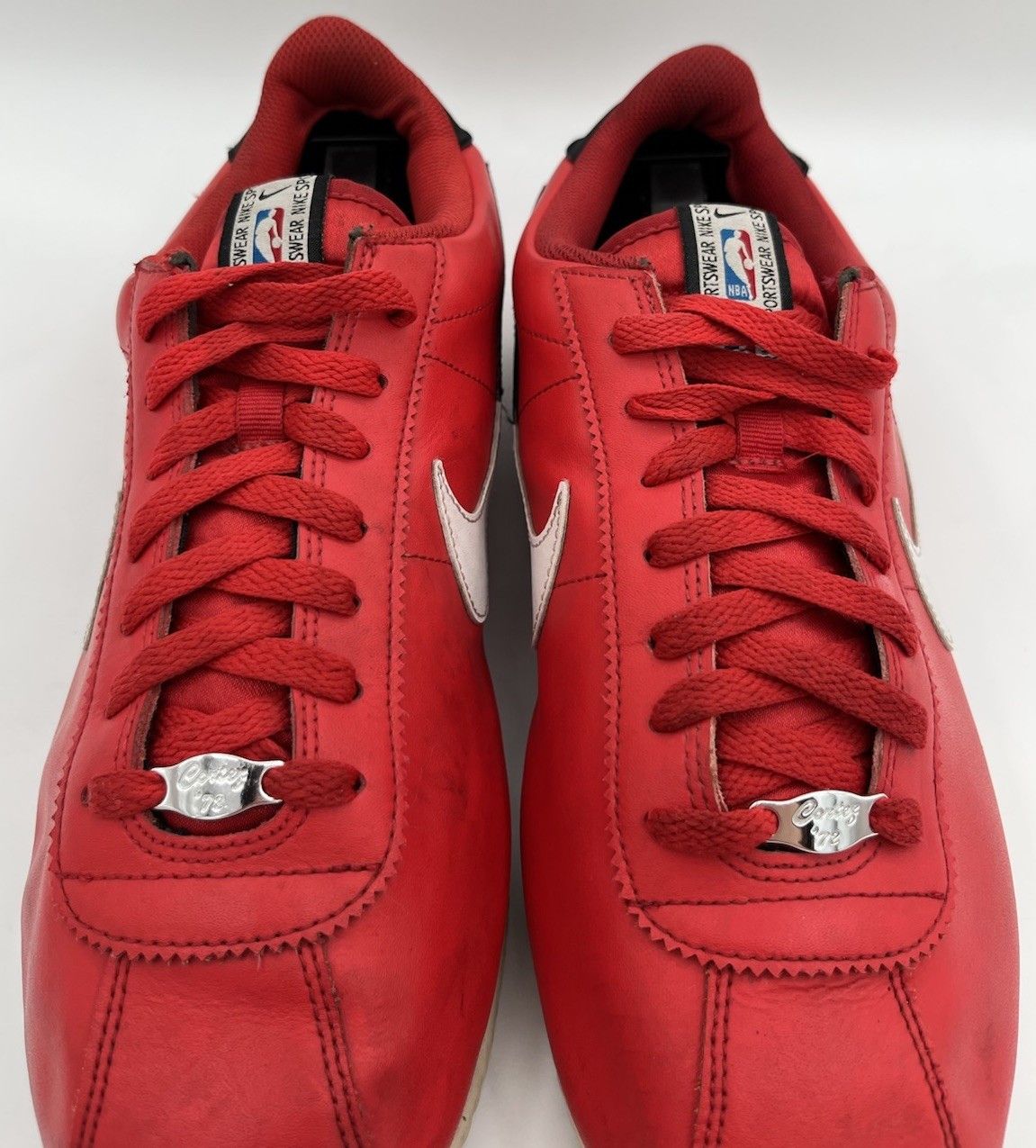 Nike Nike Cortez NBA SE Red White Black Sneakers Mens Size 12 Size US 12 / EU 45 - 2 Thumbnail