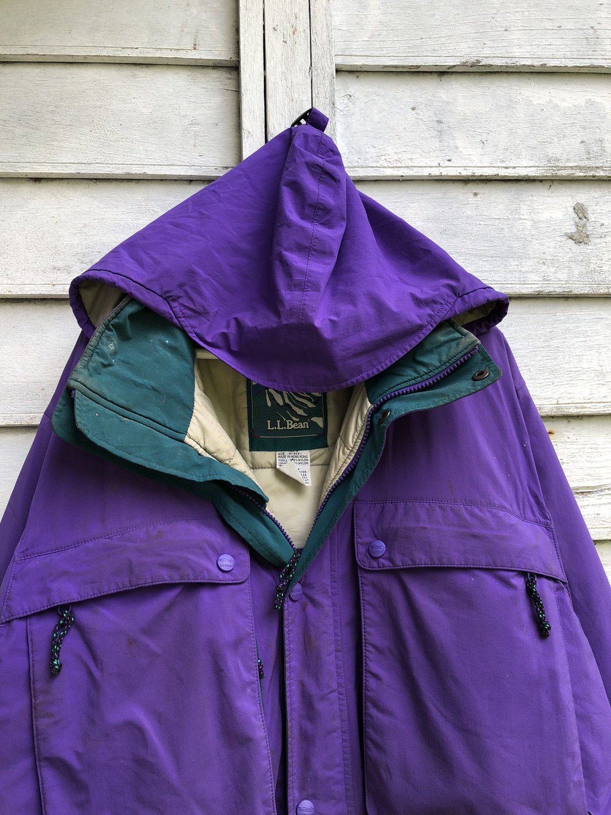 L.L. Bean × Vintage Vintage LL Bean North Col 29027 Outwear Multi pocket Storage Size US S / EU 44-46 / 1 - 4 Thumbnail