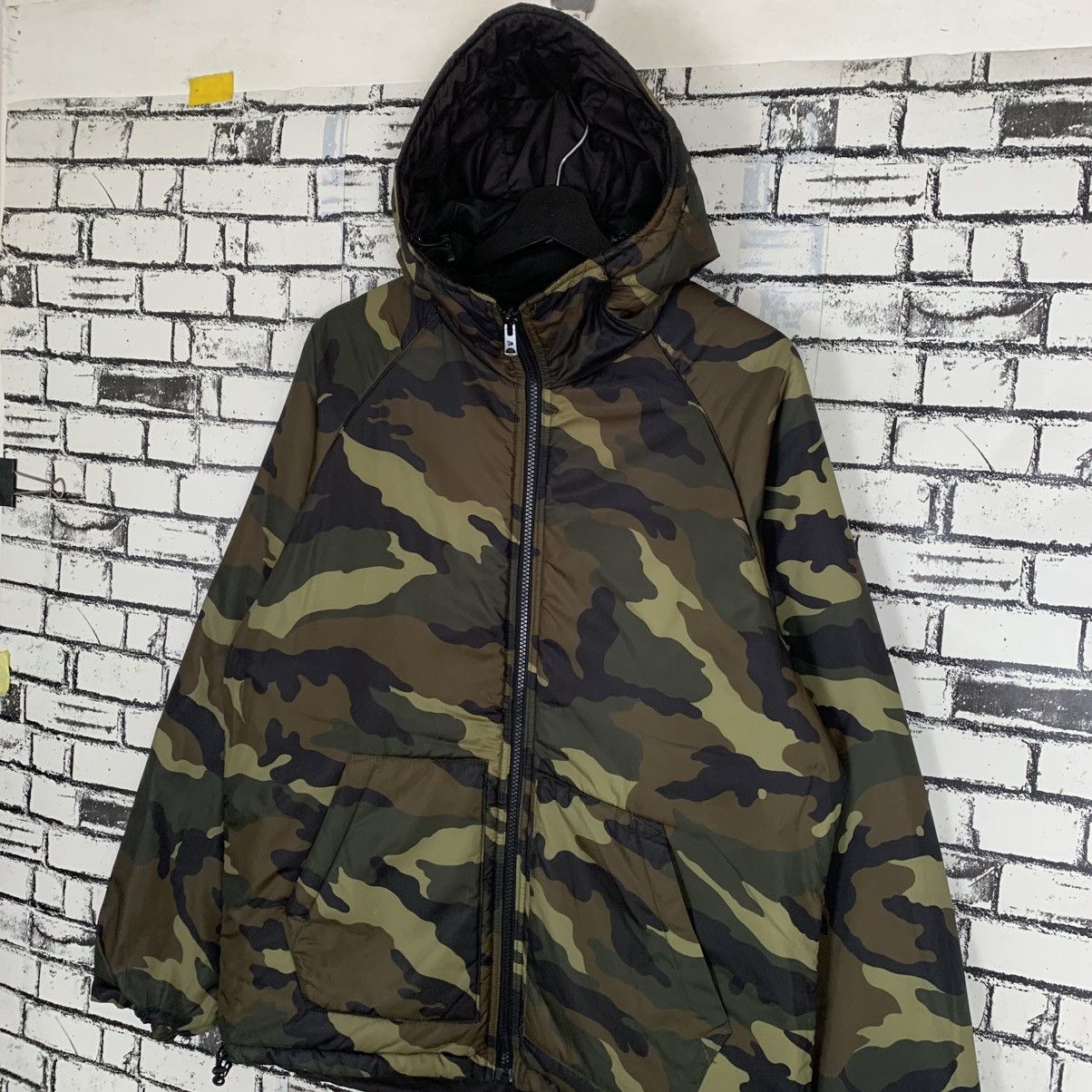 Designer × New Era × Vintage New Era Reversible Camouflage Jacket Size US XL / EU 56 / 4 - 3 Thumbnail