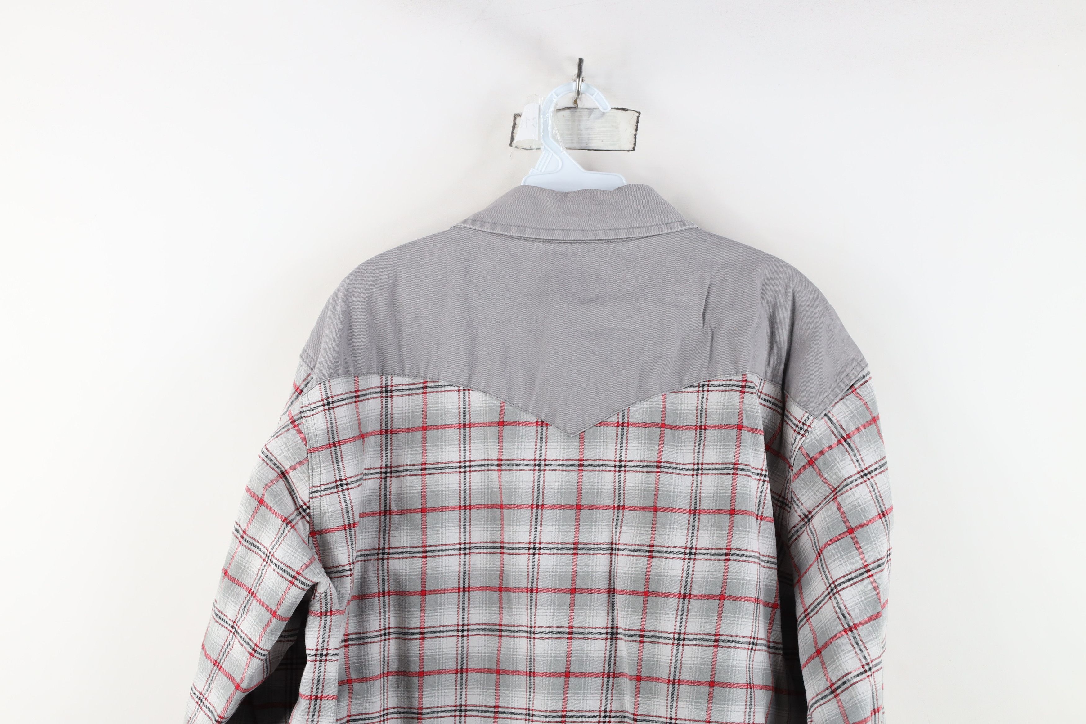 Wrangler Vintage 90s Wrangler Western Rodeo Cowboy Button Shirt Plaid Size US XXL / EU 58 / 5 - 13 Thumbnail
