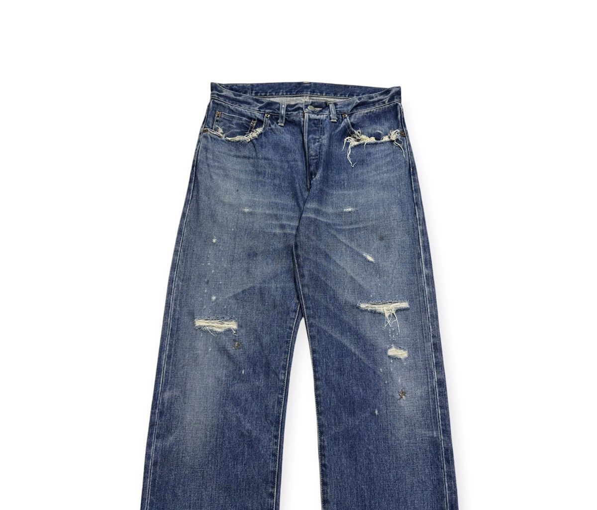 Unused FW19 Unused Damaged Denim Size US 32 / EU 48 - 4 Thumbnail