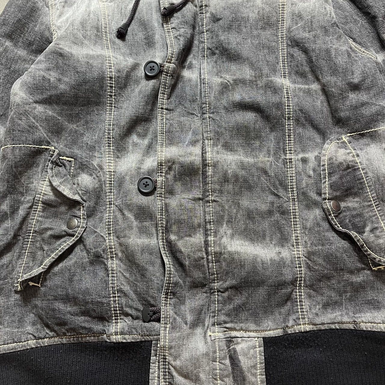 Japanese Brand Blue5 Japanese Brand Zip-off Hooded Jacket Size US L / EU 52-54 / 3 - 5 Thumbnail