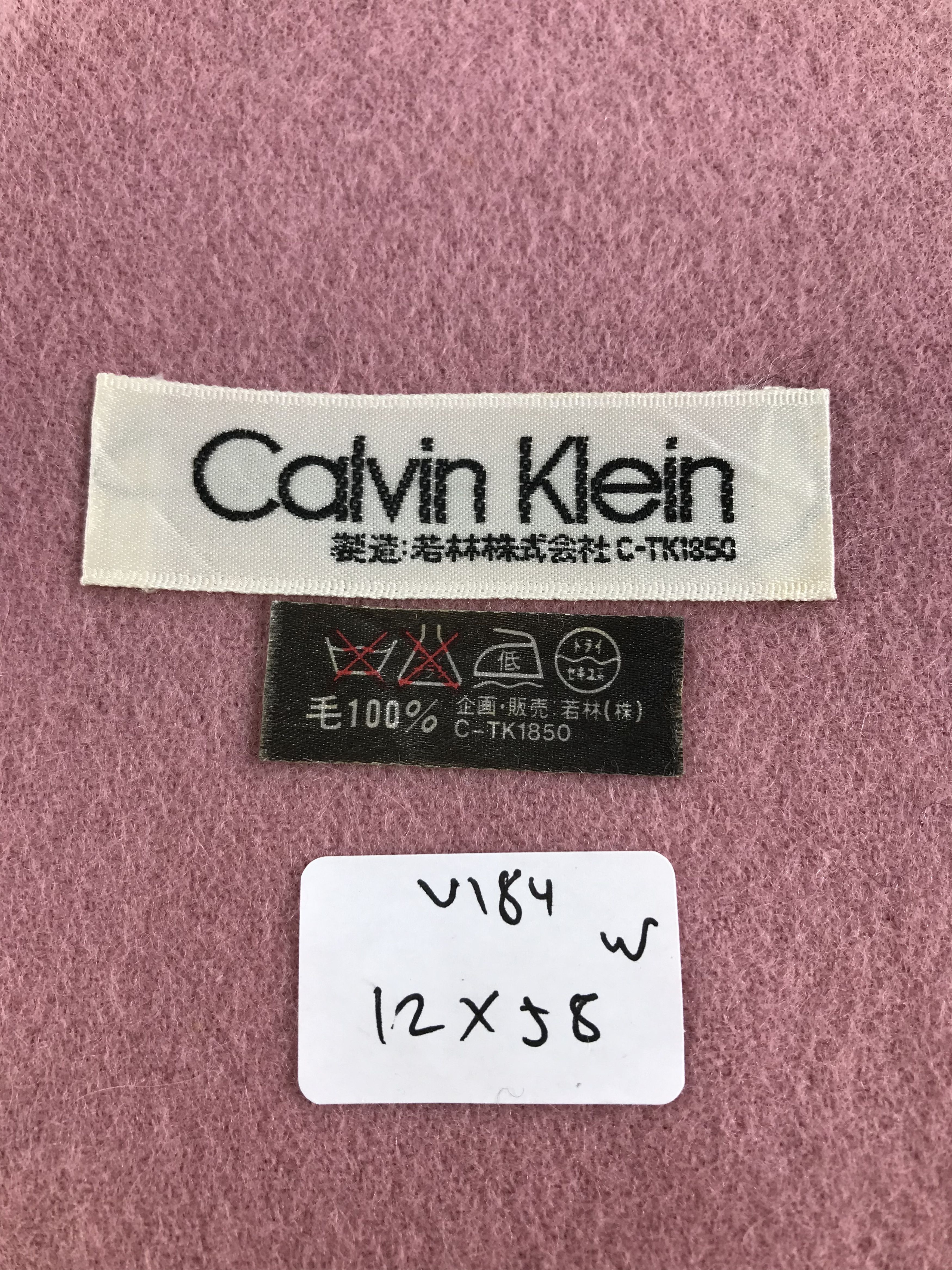 Calvin Klein Calvin Klein Wool Scarf Muffler Neck Wrap V184 Size ONE SIZE - 5 Thumbnail