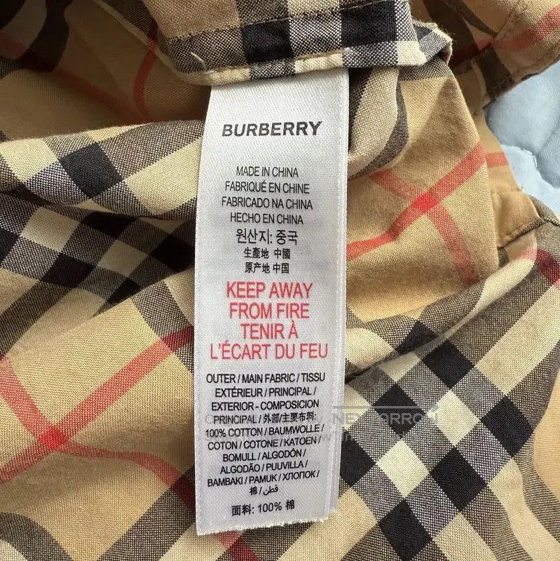 Burberry Burberry Long Sleeve Cotton Check Shirt. Size L / US 10 / IT 46 - 6 Thumbnail