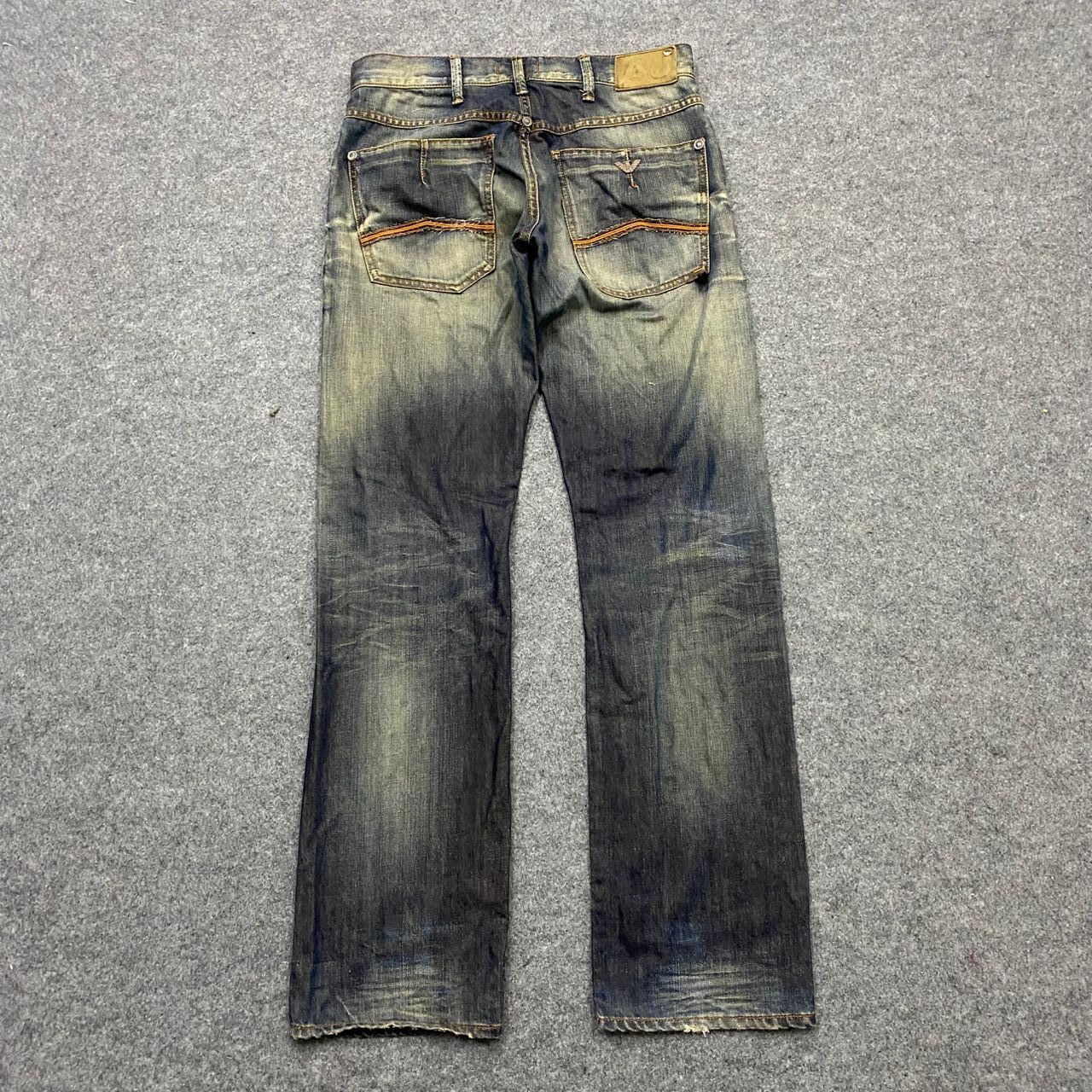 Giorgio Armani 💥Best Offer💥Vintage Armani Jeans Patchwork Denim Size US 32 / EU 48 - 2 Thumbnail