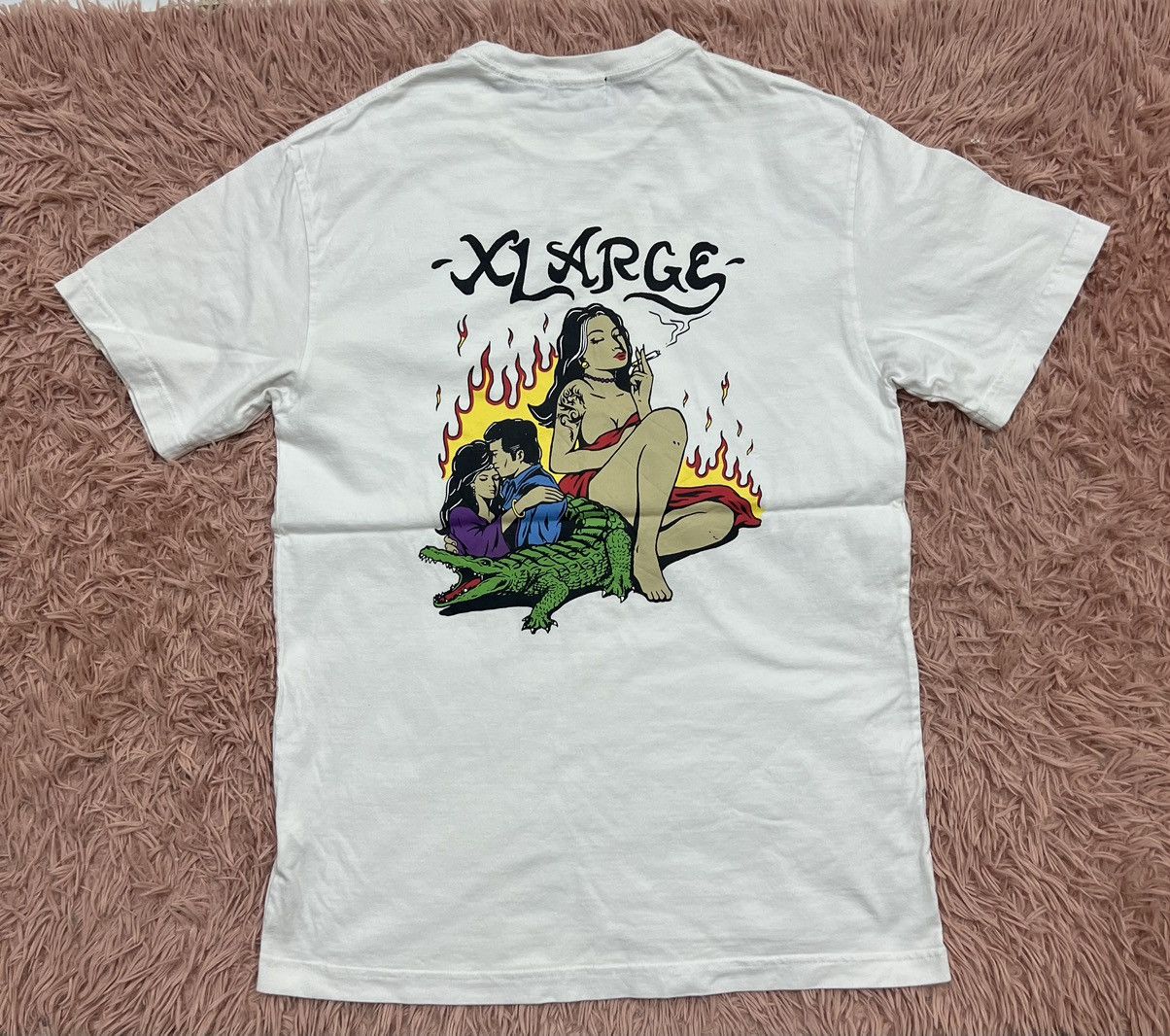 X-LARGE × Xlarge XLARGE T-Shirt Tobacco Street Crocodile Women's Size US M / EU 48-50 / 2 - 1 Thumbnail