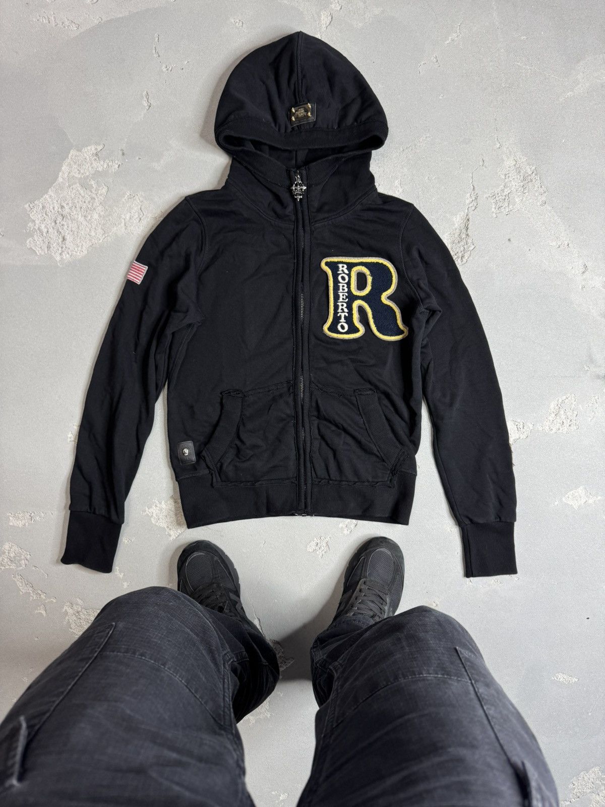 Other Vintage Roberto Geissini Zip Hoodie Rare Size US M / EU 48-50 / 2 - 1 Thumbnail