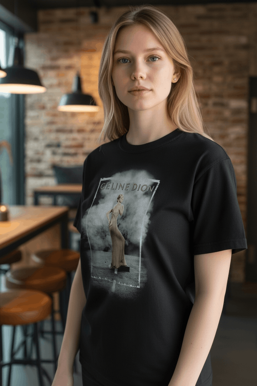 Band Tees 🔥Rare Vintage Celine Dion Tee Band Singer Size M / US 6-8 / IT 42-44 - 3 Thumbnail