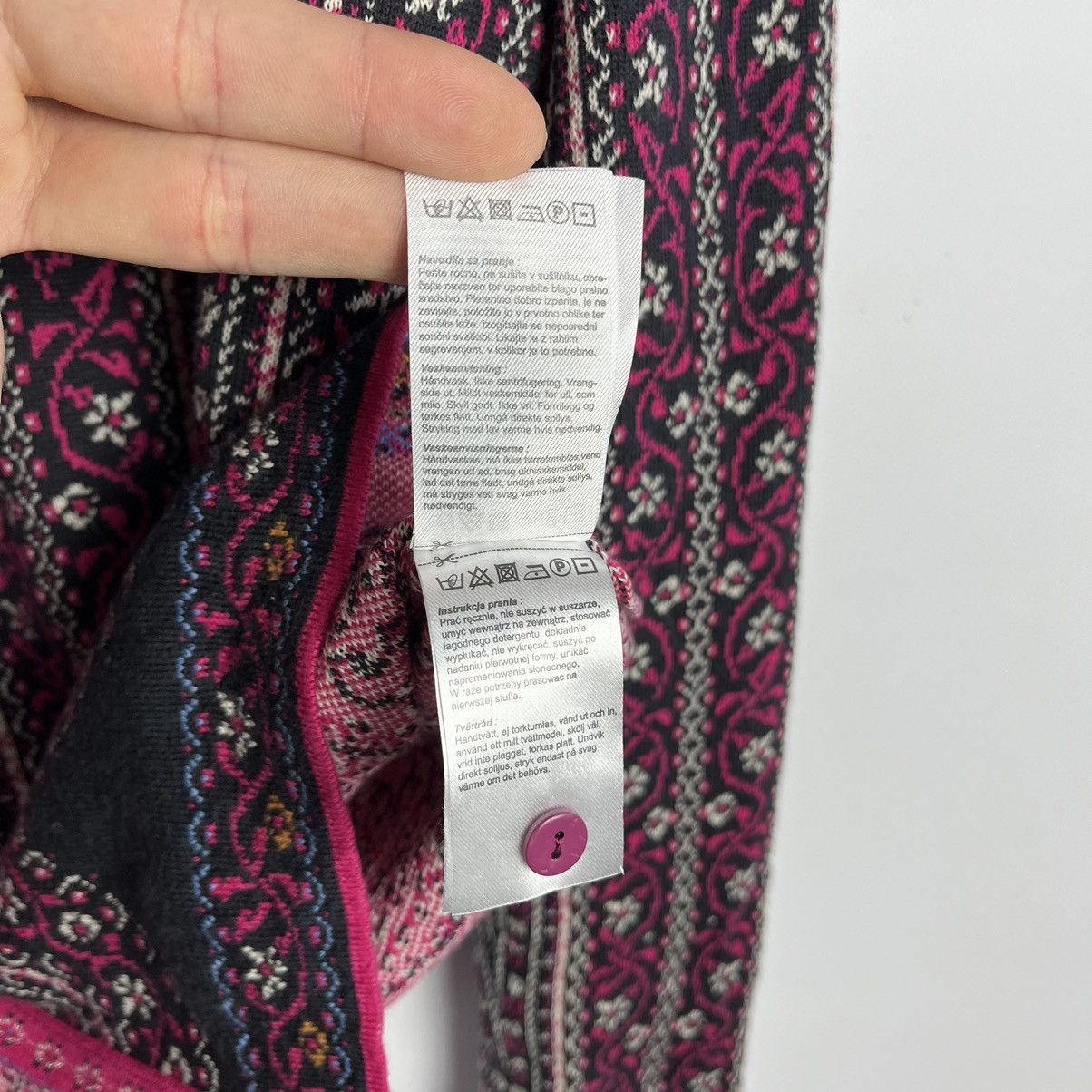 Other Ladies Ivko floral pattern Jacquard Sweater Jacket Size S / US 4 / IT 40 - 13 Thumbnail