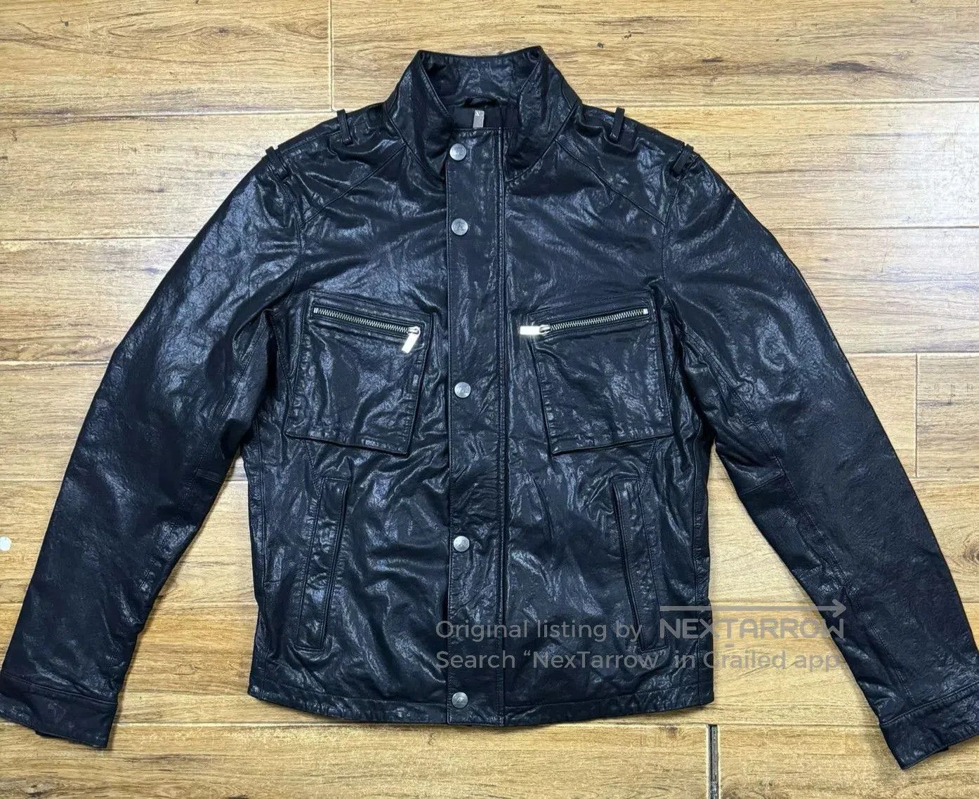 Ermenegildo Zegna ZEGNA Leather Jacket for Men. Size US M / EU 48-50 / 2 - 1 Thumbnail