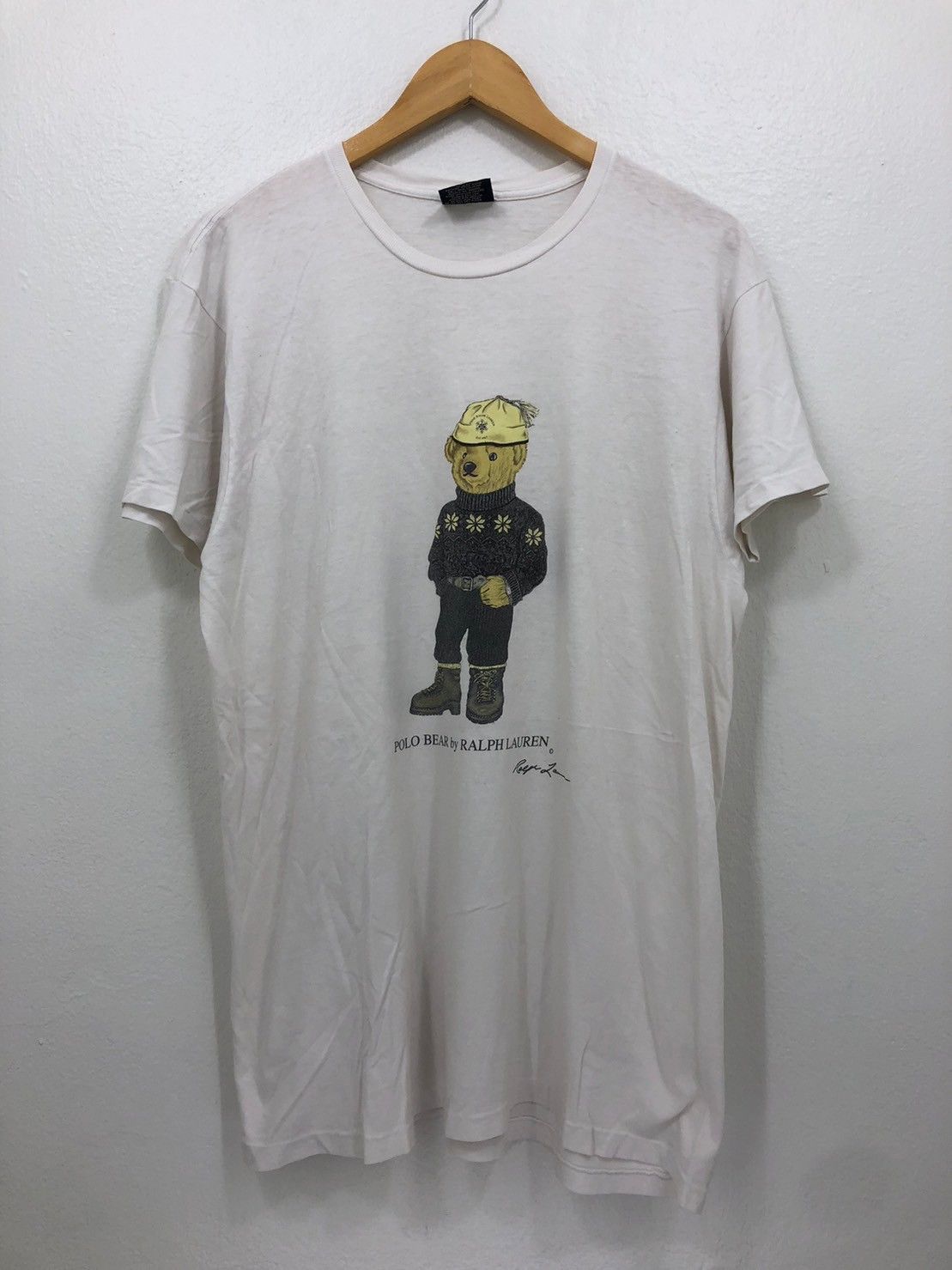 Polo Ralph Lauren × Ralph Lauren × Vintage Vintage 90's Polo Bear Ralph Lauren shirt BN Size US M / EU 48-50 / 2 - 2 Thumbnail