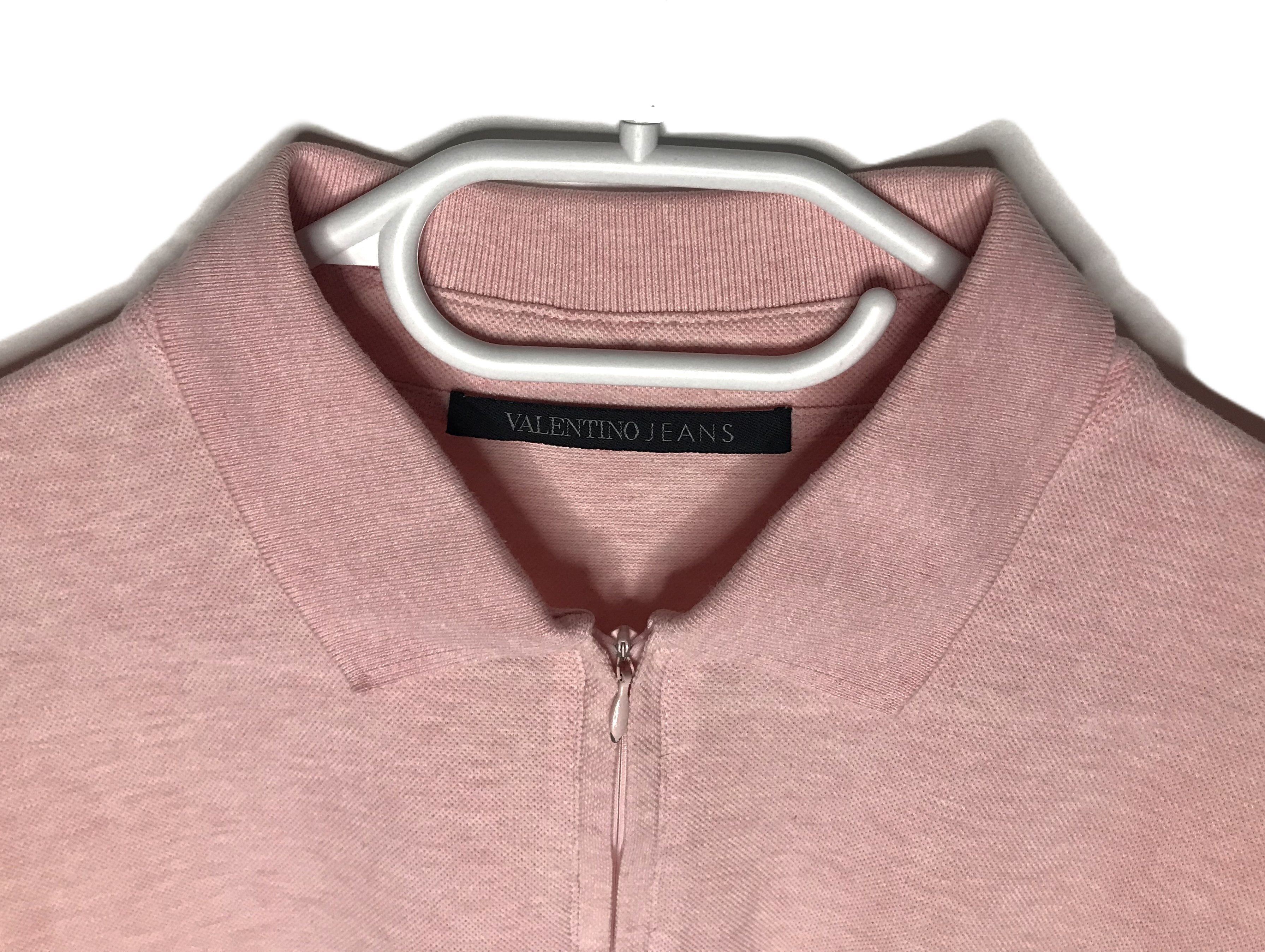 Valentino Valentino Jeans Mens Zip Polo Sz XXL Pink Size US XXL / EU 58 / 5 - 5 Thumbnail
