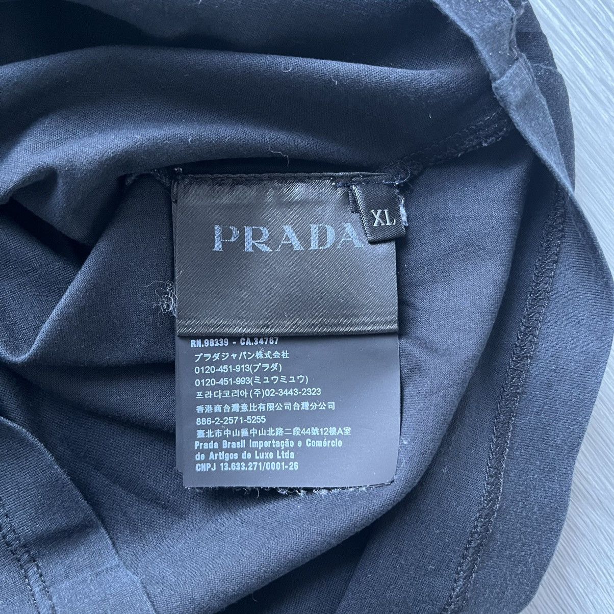 Prada Prada Black Polo Shirt Size US XL / EU 56 / 4 - 4 Thumbnail