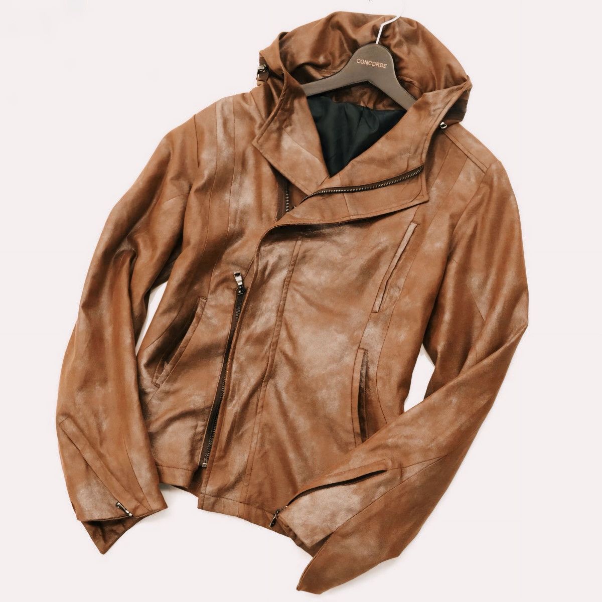 Asymmetrical Leather Jacket Semanticdesign