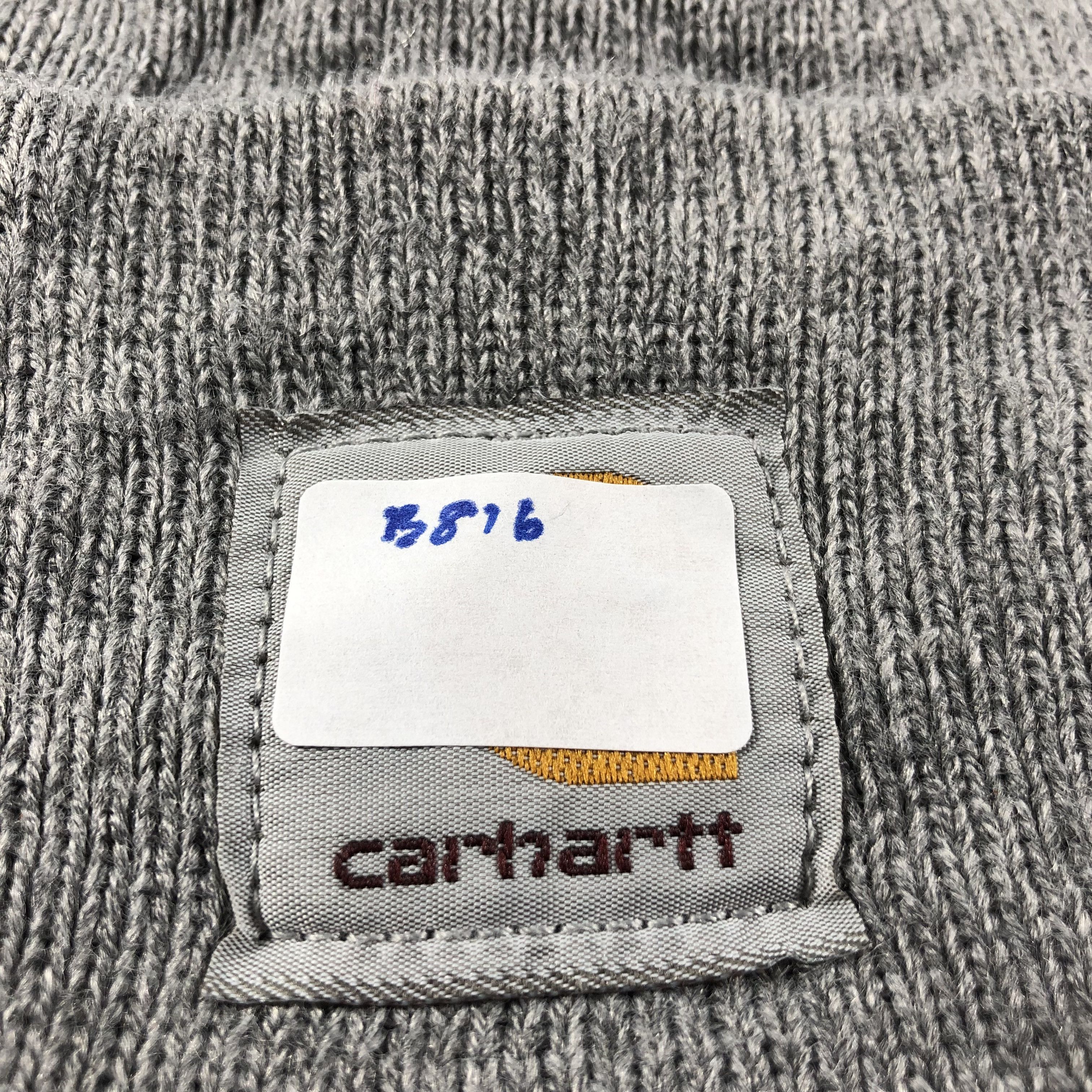 Carhartt Carhartt Grey Beanie Snowcap Snow Hat B816 Size ONE SIZE - 5 Thumbnail