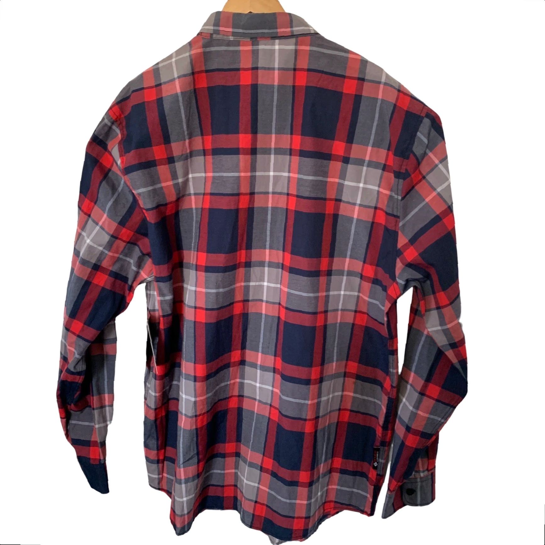 Enyce enyce Shirt Big 3X Mens Long Sleeve Button-Up Plaid Multicolor Cotton Blend Casual Urban Size US XXL / EU 58 / 5 - 5 Thumbnail