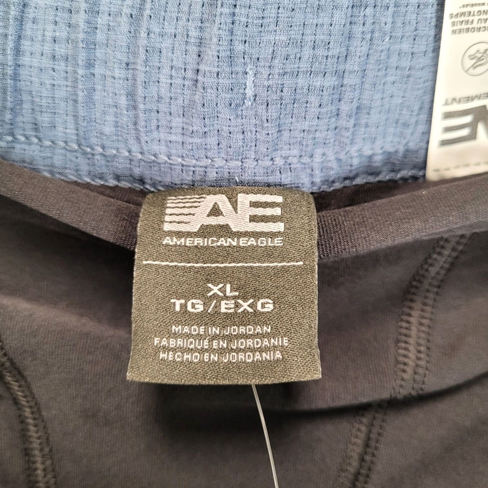 Vintage American Eagle Mens XL Blue Jogger Short 24/7 Training New Size US 36 / EU 52 - 2 Thumbnail