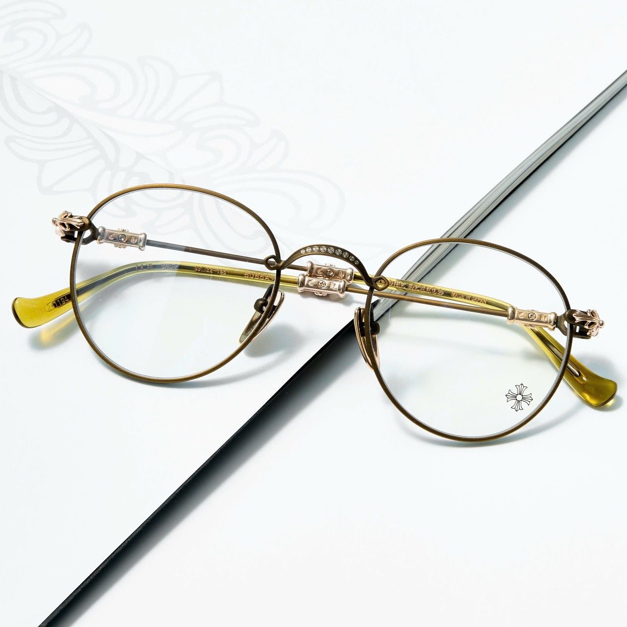 Chrome Hearts CHROME HEARTS BUBBA - A SAND-PLASTIC GLASSES Size ONE SIZE - 5 Thumbnail