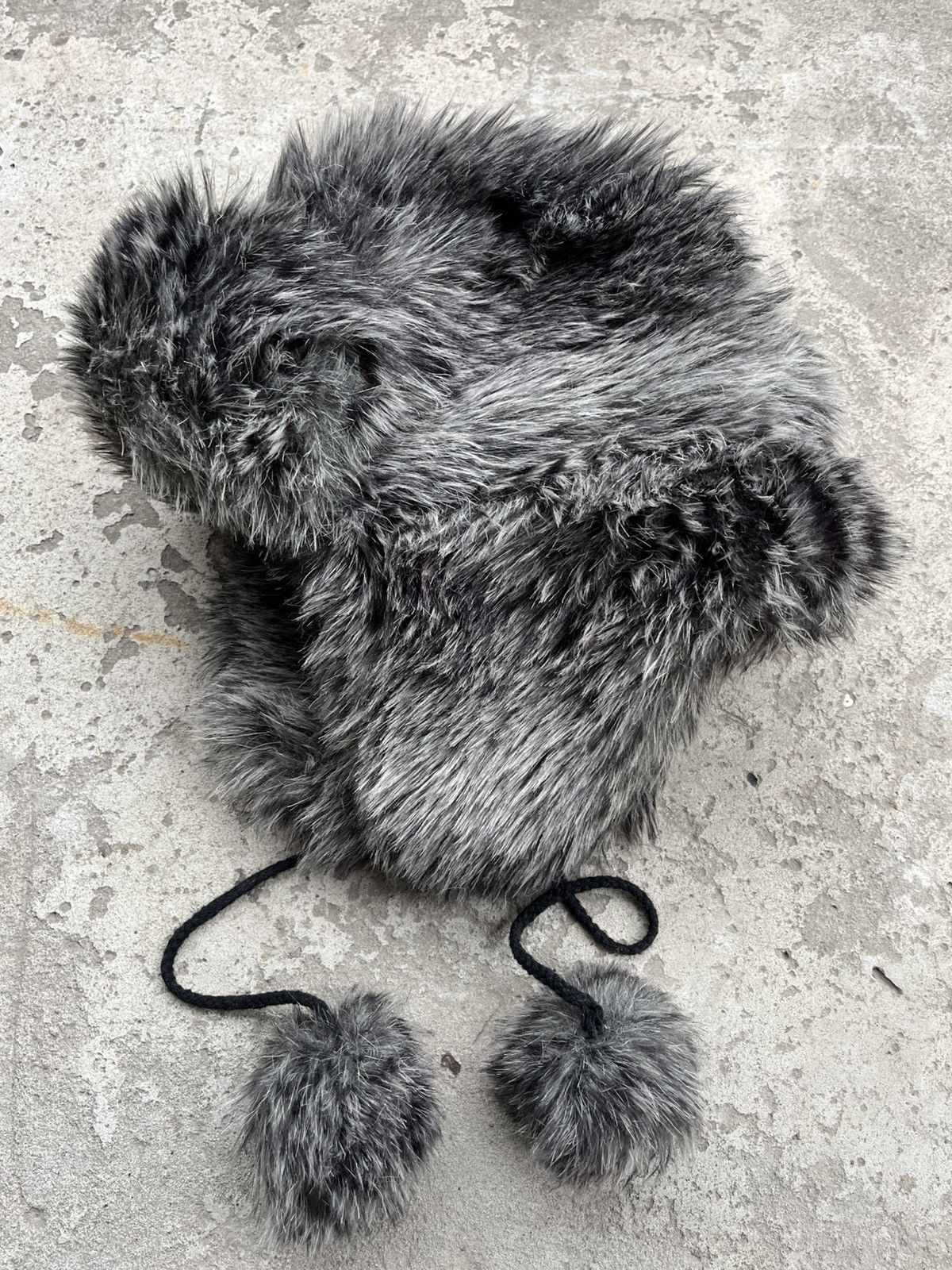 Hysteric Glamour × If Six Was Nine × Japanese Brand 90s Japanese Fur Faux Fuzzy Trapper Mohair Ushanka Hat Y2K Size ONE SIZE - 1 Thumbnail