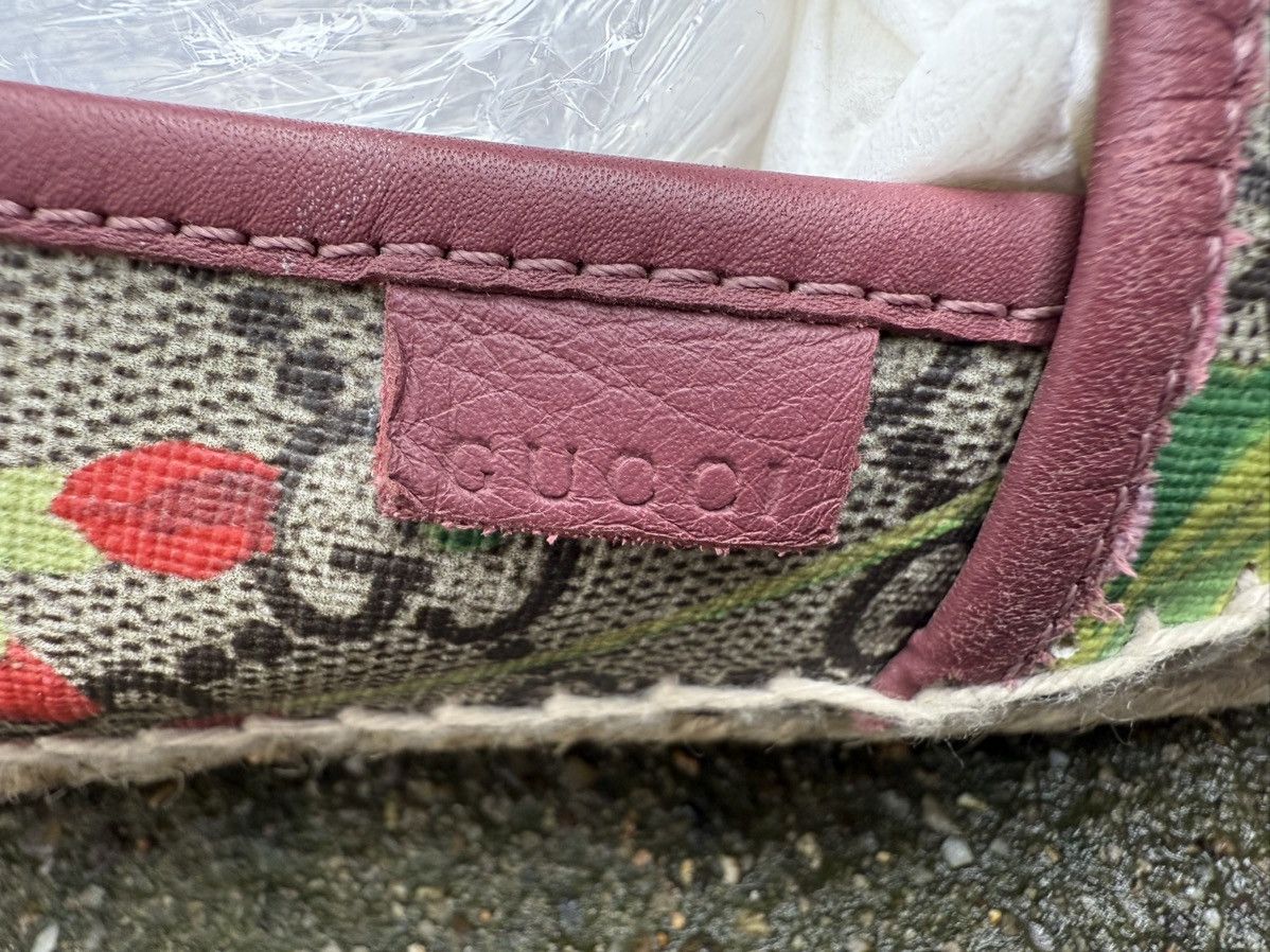 Gucci Authentic ✨Gucci✨GG Blooms Floral Print Supreme Espadrilles Size US 7 / IT 37 - 8 Thumbnail