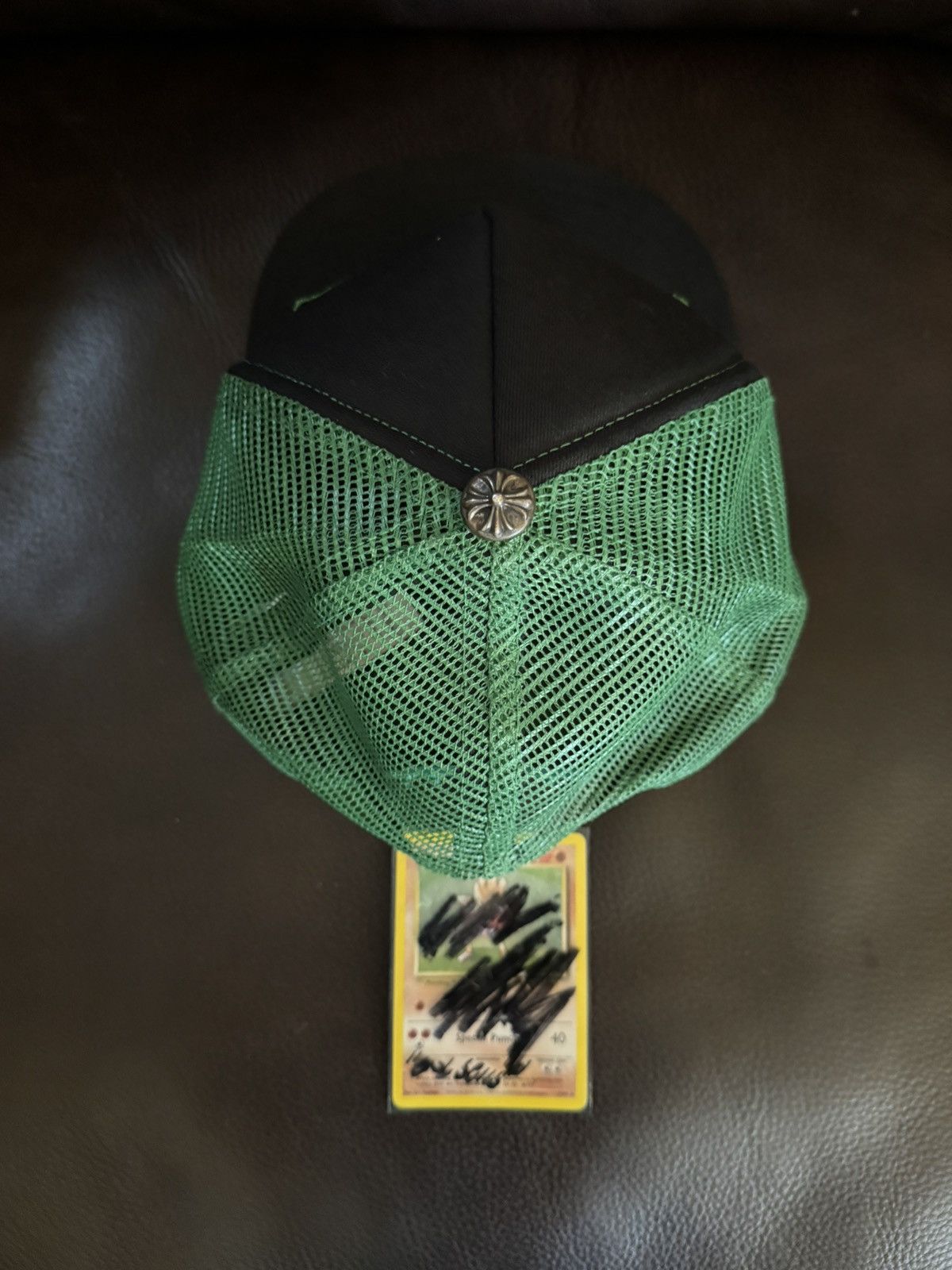 Chrome Hearts Chrome Hearts Green trucker hat Size ONE SIZE - 5 Thumbnail