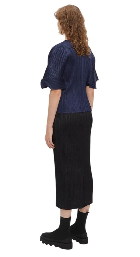 Issey Miyake Issey Miyake Pleated Outline Midi Skirt ( Size L ) Size 30" / US 8 / IT 44 - 4 Thumbnail
