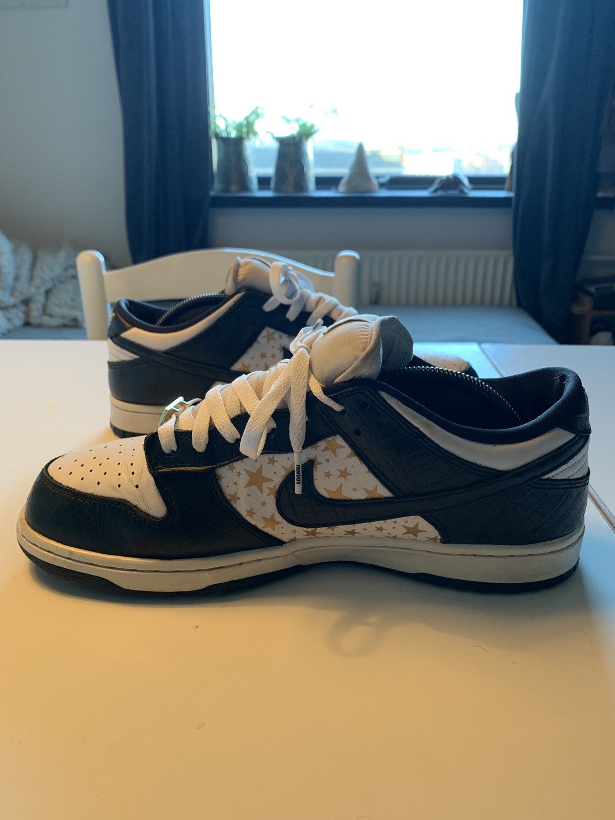 Nike × Supreme NIKE SB X SUPREME STAR DUNK BLACK Size US 10.5 / EU 43-44 - 3 Thumbnail