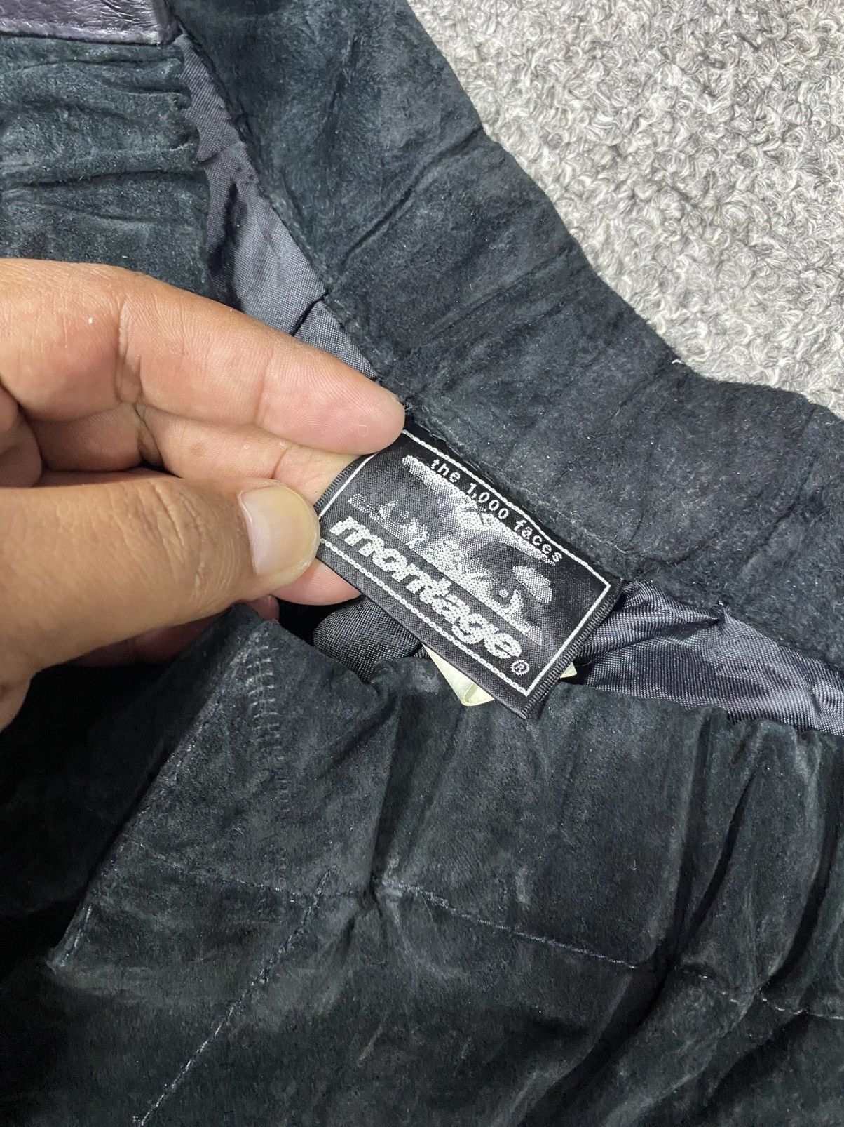 Montage Vintage Montage Genuine Leather Pants 90s Marlboro Slogan Size US 34 / EU 50 - 7 Thumbnail