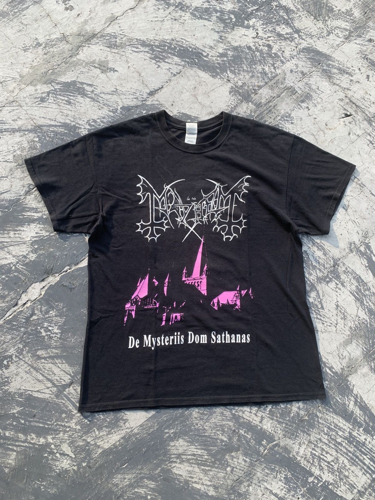 Band Tees Vtg Mayhem 2010 De Mysteriis Dom Sathanas Size US XL / EU 56 / 4 - 1 Thumbnail