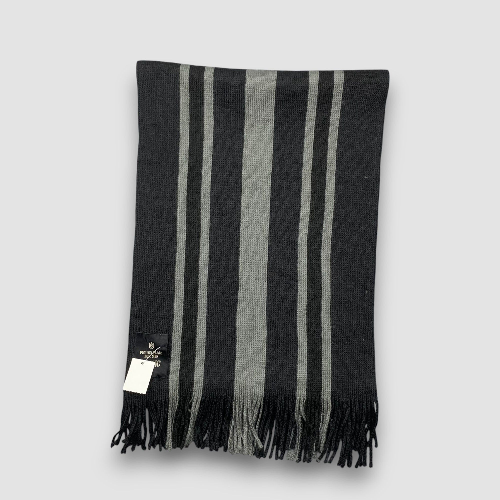 Japanese Brand Vintage Peyton Place Scarf Muffler Wool Cashmere Scarves Size ONE SIZE - 2 Thumbnail
