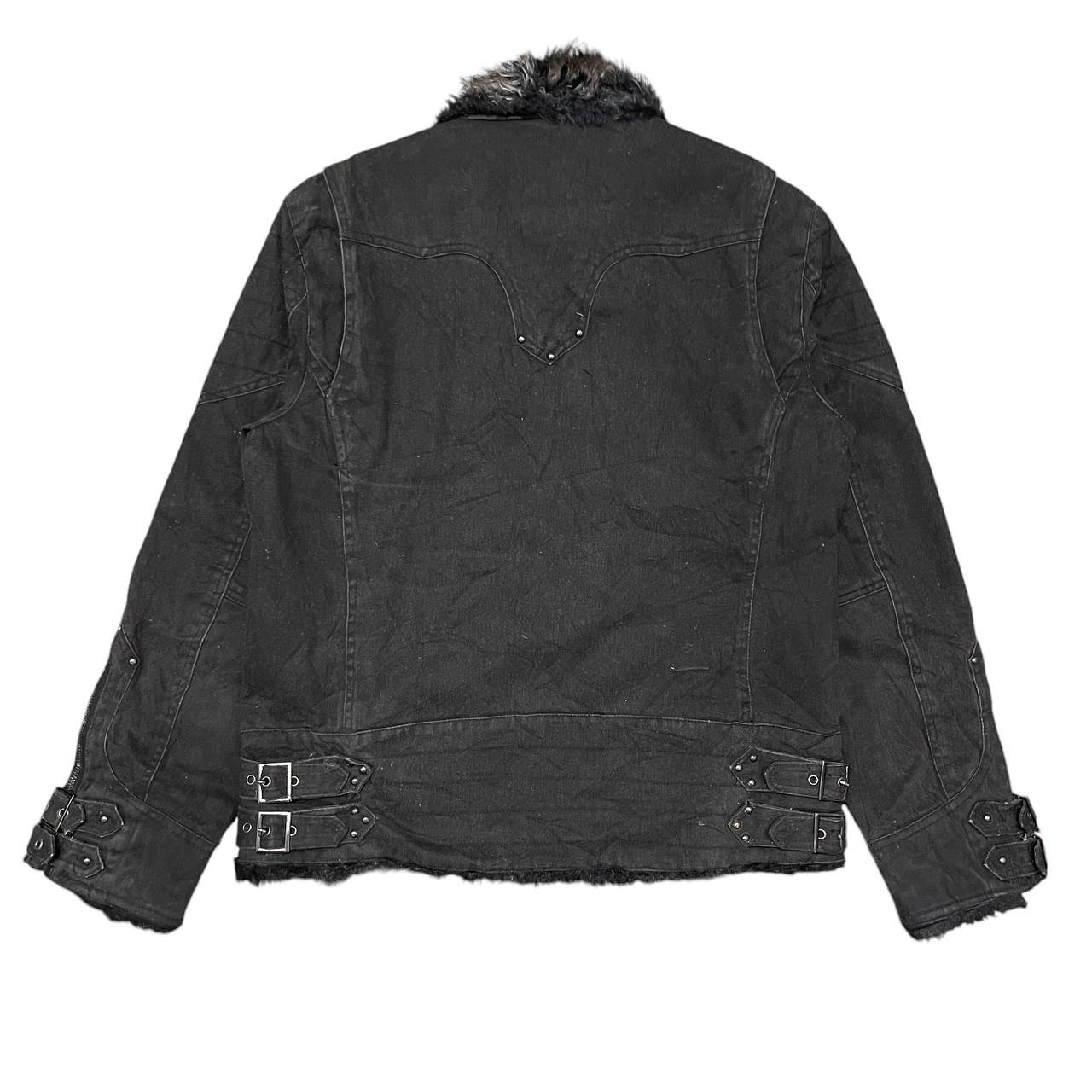 In The Attic In The Attic Fur Jacket Punk Helmut Lang Astro Inspired Size US L / EU 52-54 / 3 - 12 Thumbnail