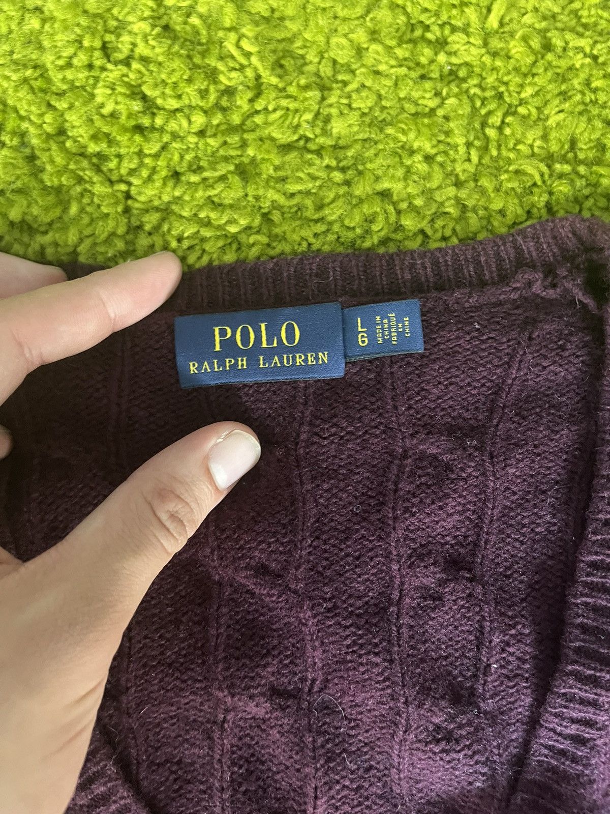 Polo Ralph Lauren × Ralph Lauren Polo Ralph Lauren wool + cashmere sweater Size L / US 10 / IT 46 - 3 Thumbnail