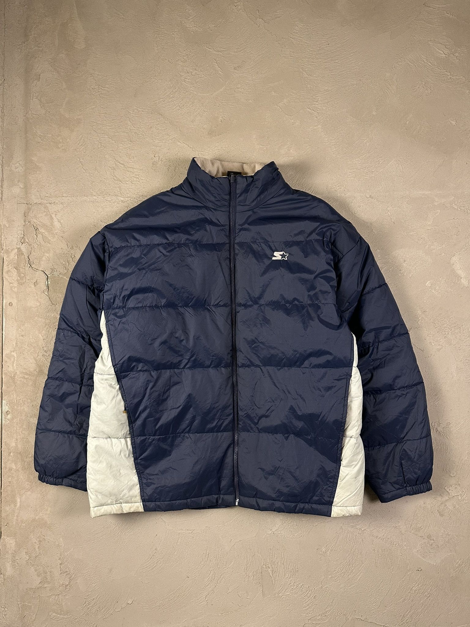 Starter 2000s Vintage Starter Down Puffer Boxy Y2k Jacket 00s Size US XL / EU 56 / 4 - 1 Thumbnail