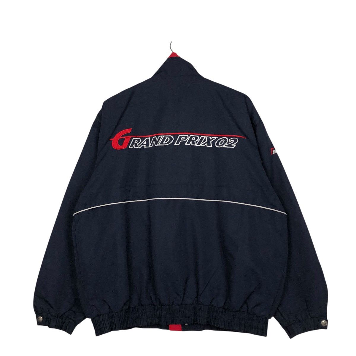 Vintage 📌Vintage Grand Prix 02 Bomber Jacket Racing Style Big Logo Size US L / EU 52-54 / 3 - 9 Thumbnail