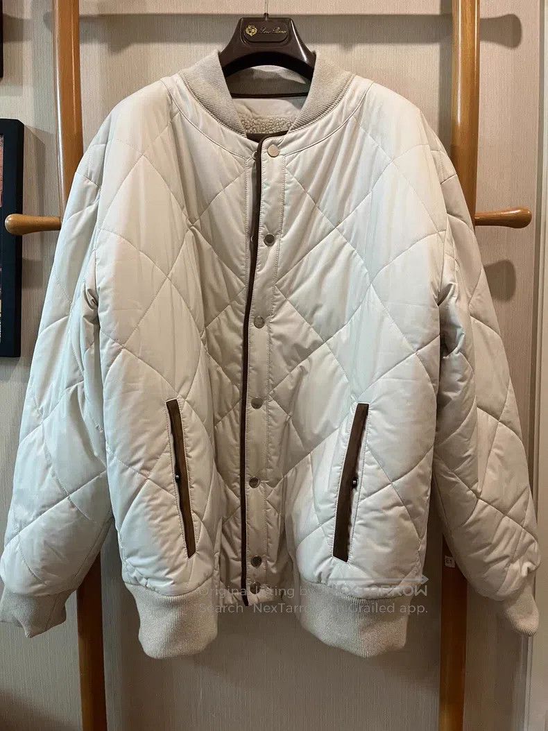 Loro Piana Loro Piana Holiday double-sided cashmere flight jacket Size US M / EU 48-50 / 2 - 3 Thumbnail