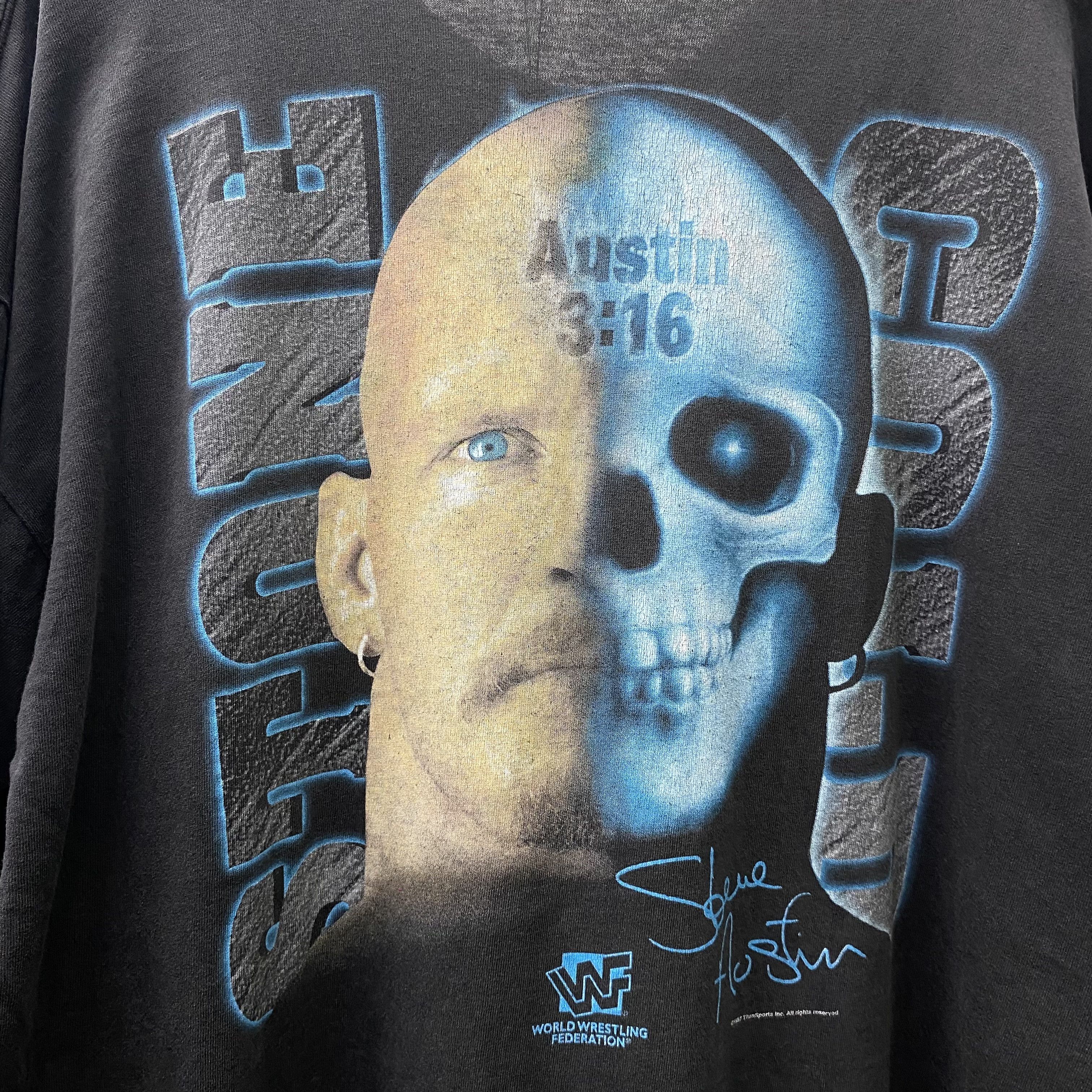 WWF Stone Cold Steve Austin Other Side JACKASS ! Vintage 1997 Size US XXL / EU 58 / 5 - 5 Thumbnail