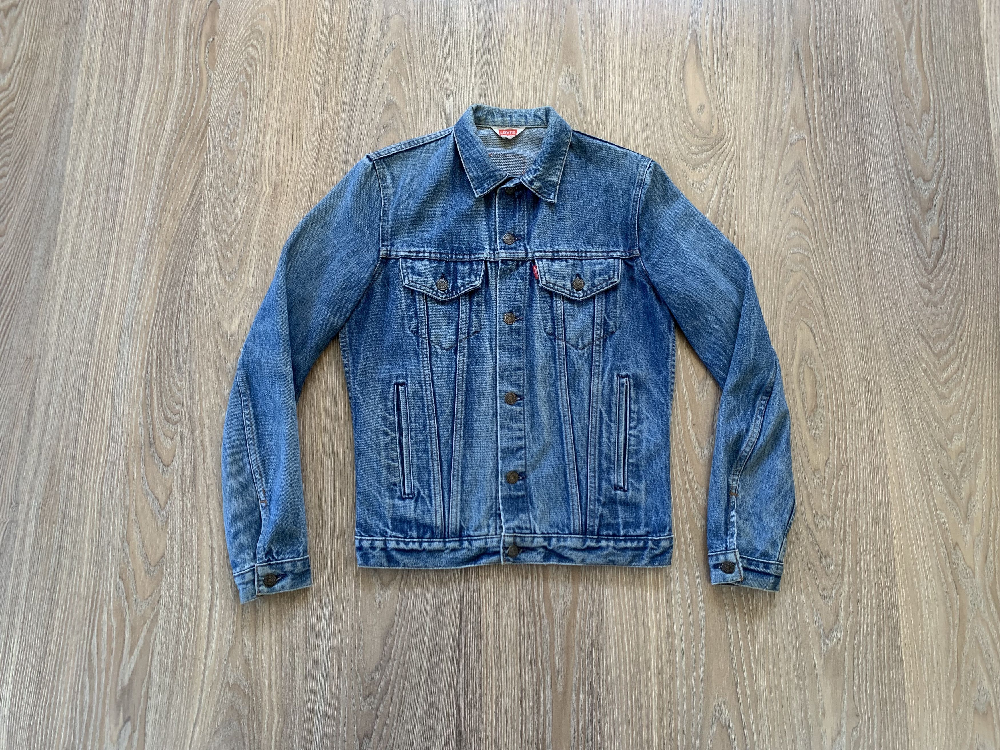 Levi's Vintage Clothing Levi’s Vintage Denim Trucker Jacket Made in France Size L / US 10 / IT 46 - 1 Thumbnail