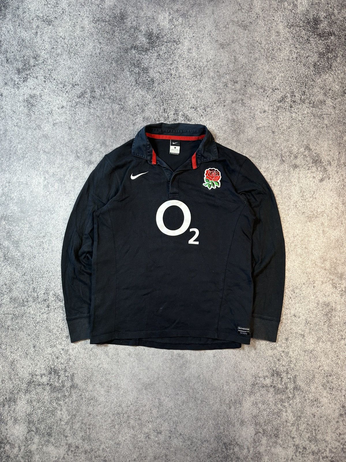 Nike × Vintage Y2k vintage Nike England Long Rugby Streetwear Jersey VTg L Size US L / EU 52-54 / 3 - 1 Thumbnail