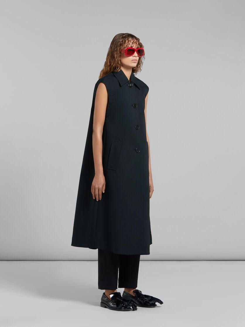 Marni o1f1d3z0725 Bonded Coat in Black Size S / US 4 / IT 40 - 6 Thumbnail
