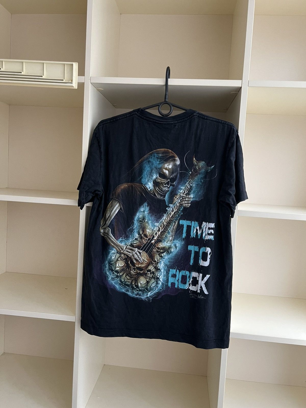 Vintage VINTAGE TIME TO ROCK SKELETON TEE T-SHIRT Size US M / EU 48-50 / 2 - 11 Thumbnail